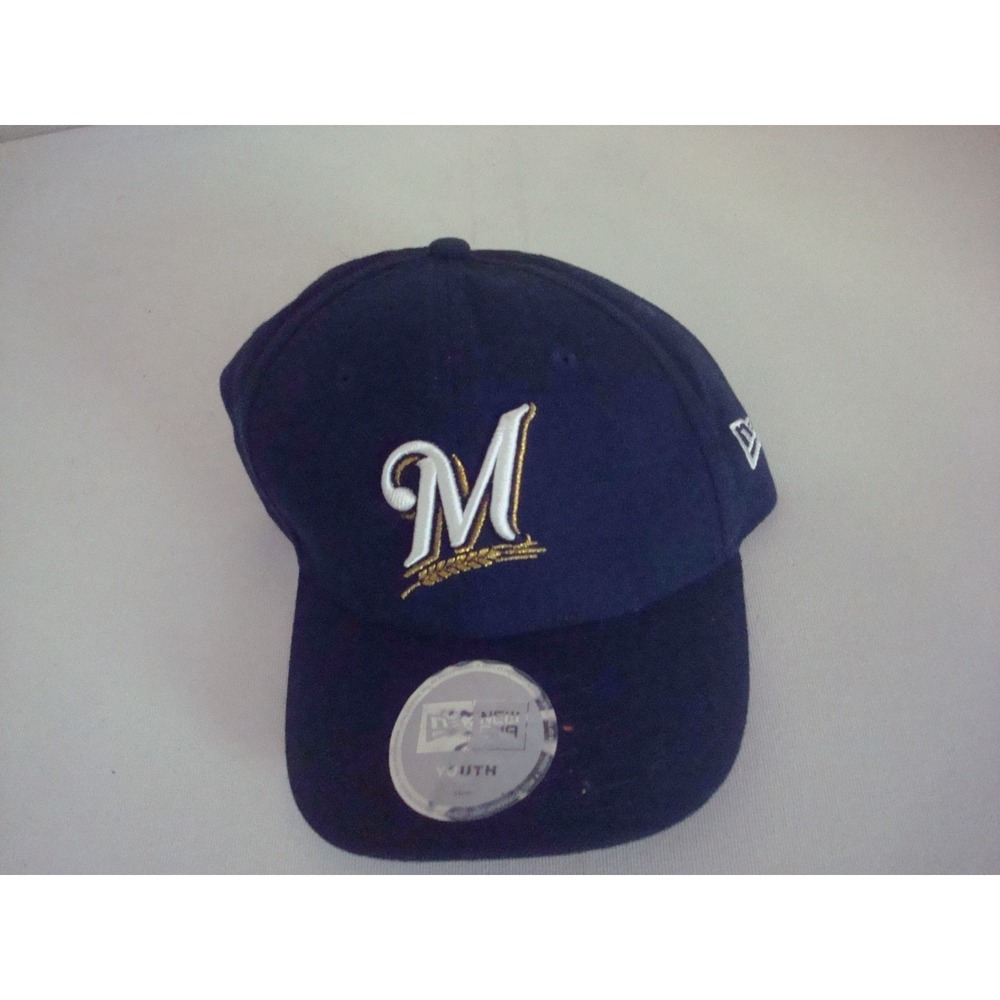 MILWAUKEE BREWERS‎ NEW ERA ----YOUTH-----  NEW HAT CAP DEADSTOCK  VINTAGE T8